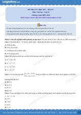 Đề thi giữa kì 1 Toán 10 Chân trời sáng tạo - Đề số 11